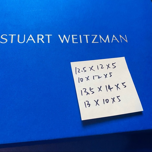 Stuart Weitzman empty box organizer blue purple - Picture 5 of 10